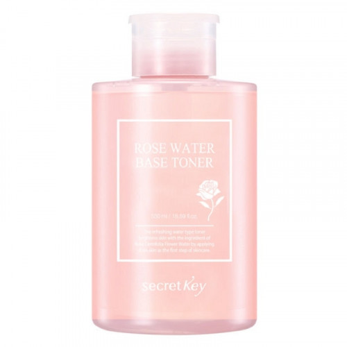 Смягчающий тонер для лица с розовой водой   Rose Floral Softening Toner   550ml Secret Key